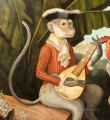 monkey playing guitar